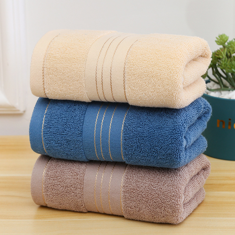 Picture of Gaoyang factory cotton European flower towel soft absorbent large face towel supermarket gift wholesale face towel household towel