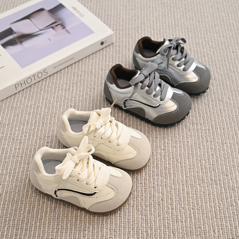 Children's Forrest Gump Shoes 2025 Spring New Casual Shoes for Boys and Girls Cute Velcro Baby Ugly Sports Shoes