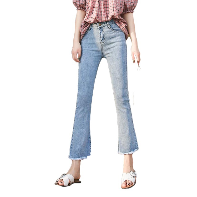 Jeans Women's Petite 150cm Autumn New High Waist Slim-looking All-match 155 High-looking Pants