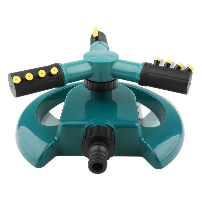 Factory 360 degree automatic rotating three-prong sprinkler irrigation rotating sprinkler independent sprinkler flower watering device