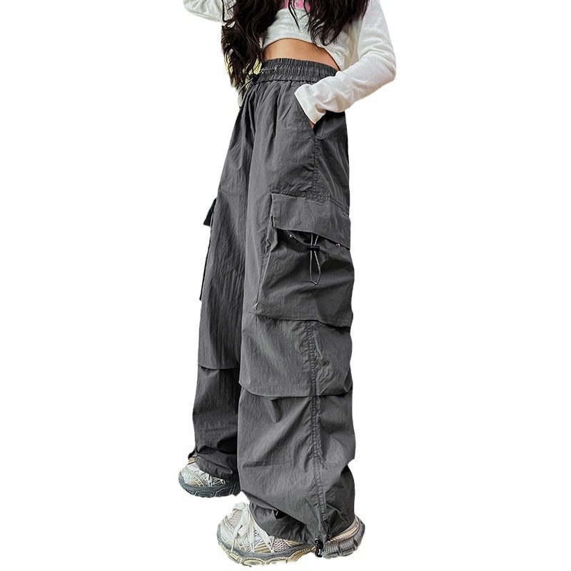 Picture of New Girls Crane Pants Spring and Autumn 2024 Summer Children's Summer Thin Pants Big Children's Summer Wide Leg Pants