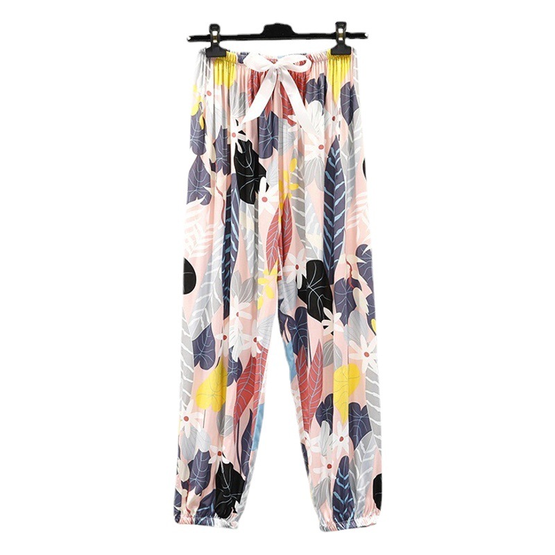 Bubble Cotton Pajama Pants Women's Thin plus size Loose Foreign Trade Internet Popular Pants Pregnant Women's Pants Can Wear Fashion Quality