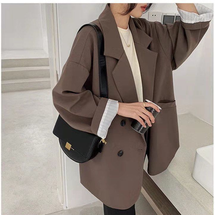 Picture of 2024 Spring and Autumn New Small Suit Jacket Women's Fashion Korean Style Loose College Style Suit Women's Top Trendy