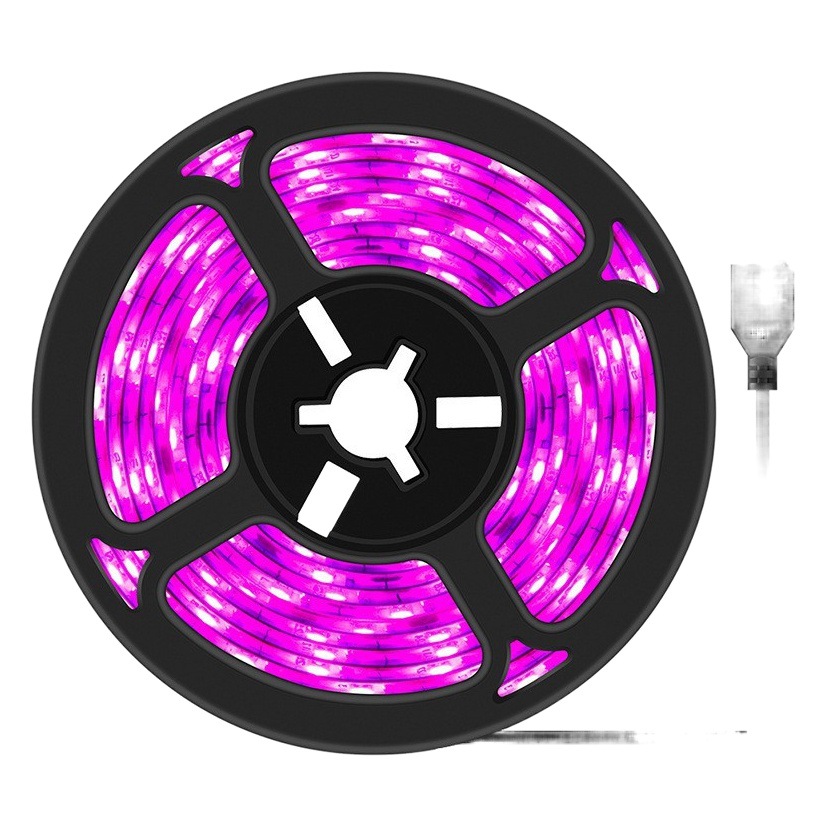 Led Light Strip USB Plant Light Strip 5V2835 for Growing Vegetables, Flowers, and Succulents, Full-Spectrum Supplementary Lighting