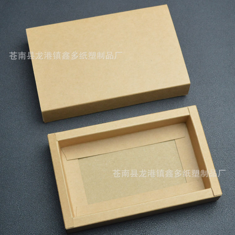 Custom mobile phone case packaging carton Apple 6/6P cowhide drawer box custom 7/7P black and white box logo bronzing