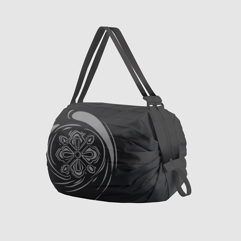 Picture of Foldable shopping bag travel shoulder portable thick large grocery shopping bag supermarket green shopping bag wholesale