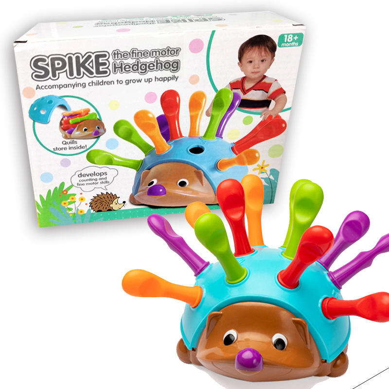 Picture of Baby children's matching hedgehog matching Smart Egg toy Montessori early education fine motor thinking training hand-eye coordination