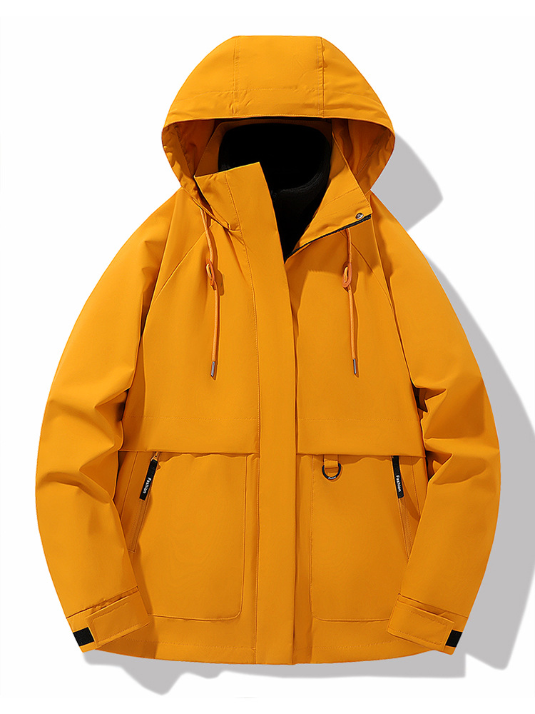 Liu Yifei Same Style Rush Clothes Women's Three-in-One Rush Clothes Outdoor Windproof Waterproof Tooling Climbing Fashion Brand Jacket Women