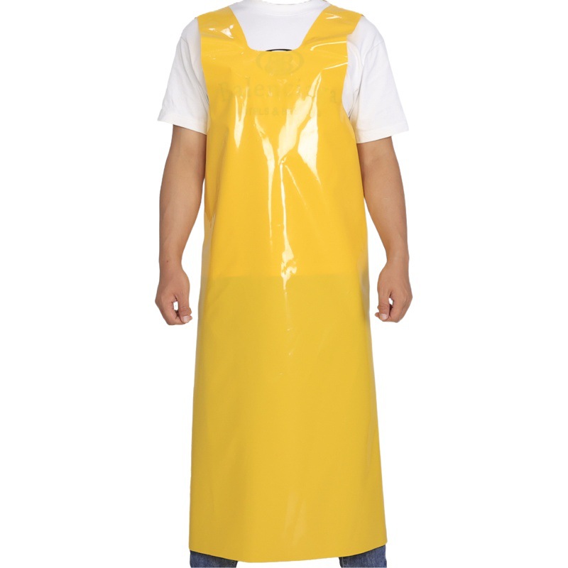 Thick wear-resistant waterproof apron TPU vest waistcoat oil-resistant acid and alkali-resistant easy to clean kitchen aquatic slaughter waist
