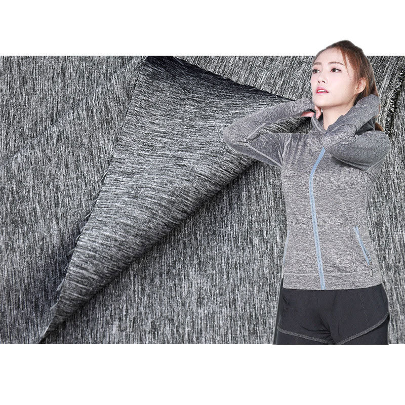 Polyester Four-Way Stretch 100D+40D Woven Hemp Gray Hat Spring and Summer Fashion Fabric