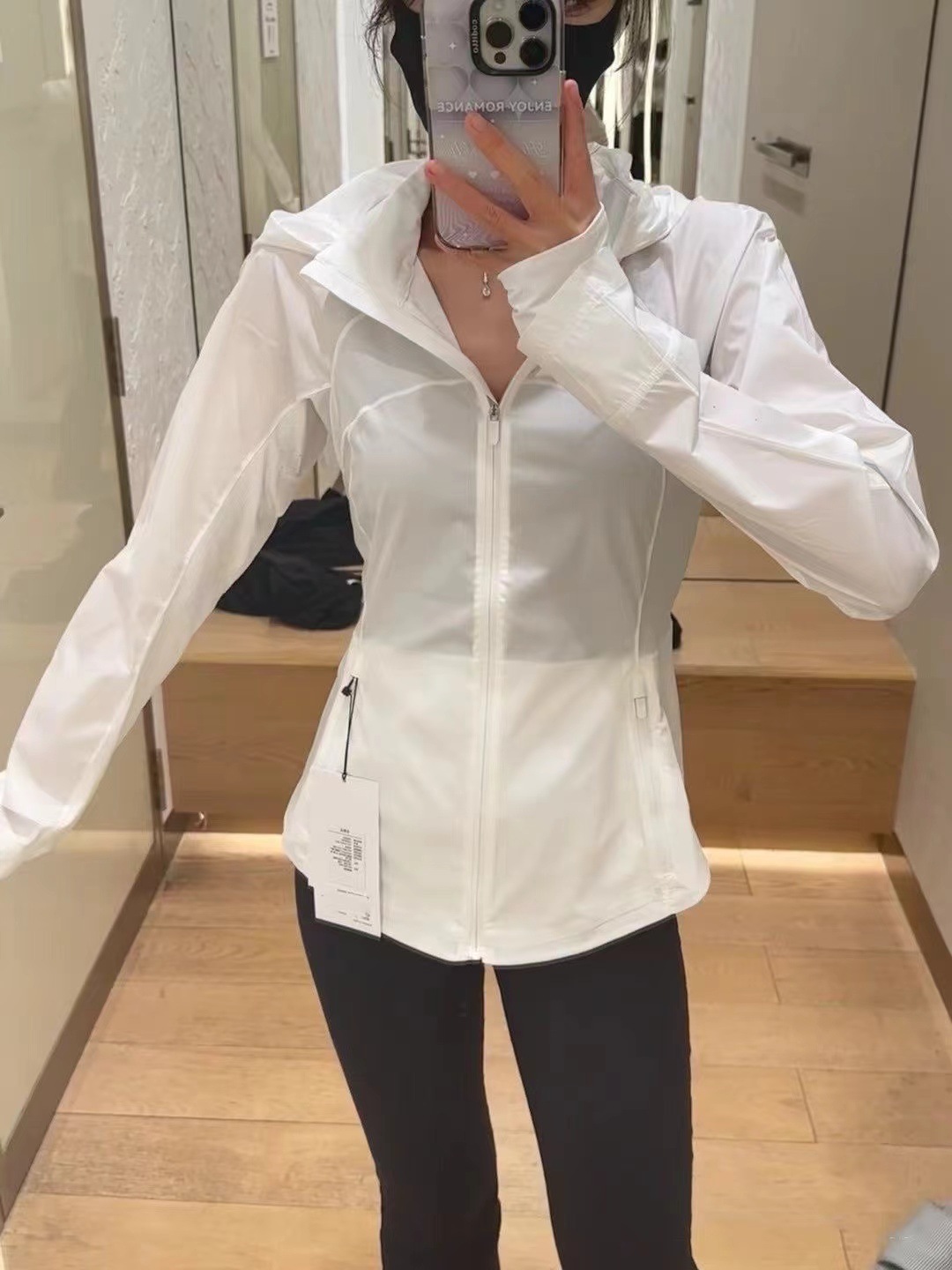Summer Sun Protection Clothing Luludarling Women's Tight Top Slim Skin Clothing Breathable and Light Outdoor Jacket