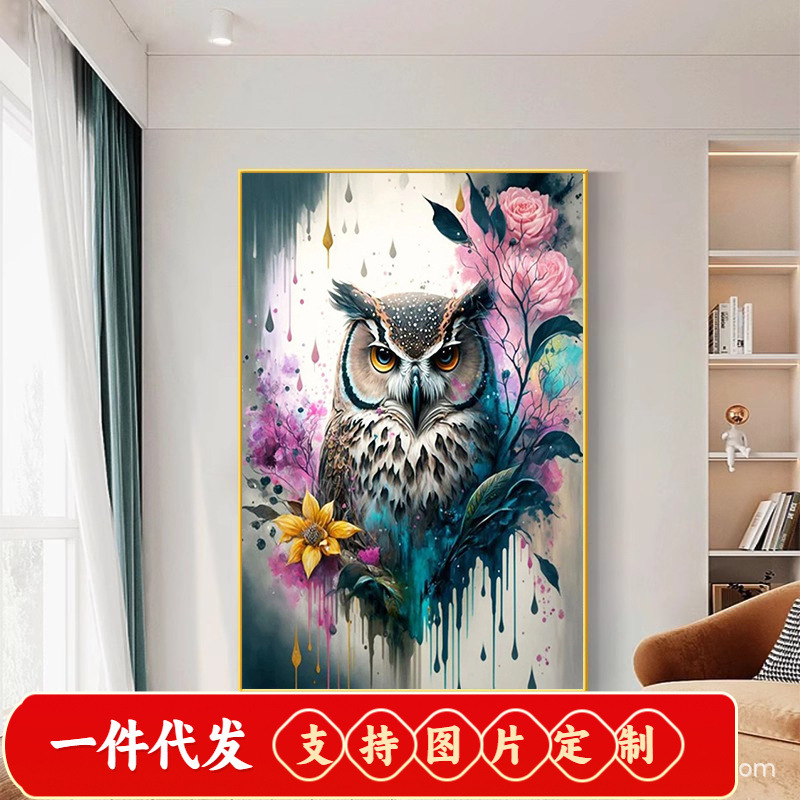 Cross-border hot sale 5D Diamond painting landscape Animal Flower series handmade diamond painting living room bedroom Diamond painting DIY