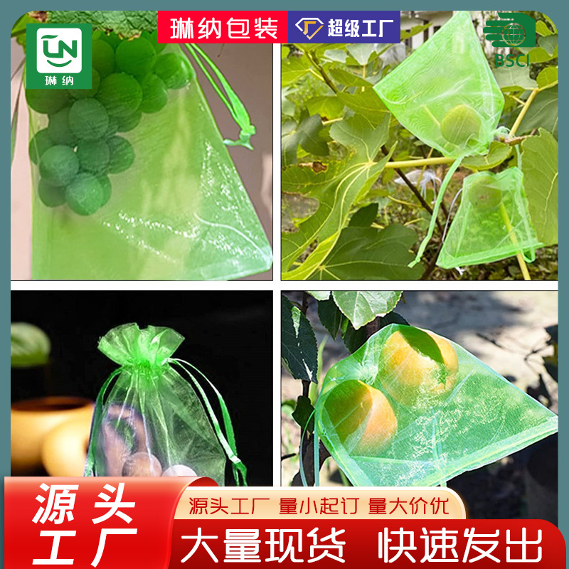 Picture of Wholesale Fruit Bagging, Special Bagging for Breeding Strawberries and Peaches, Gardening Orchard Bird-Proof Nylon Insect-Proof Mesh Bag