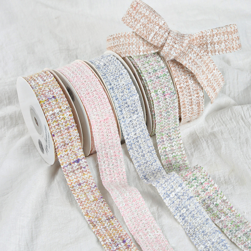 Xiaoxiangfeng Wool Ribbon Bow Fabric Belt diy Handmade Hair Accessories Material Packaging Ribbon Ribbon Strip