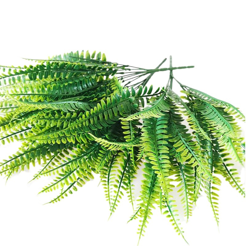 Amazon anti-ultraviolet 7-fork Persian grass plant fern leaf plant wall matching fern fern row grass sunscreen