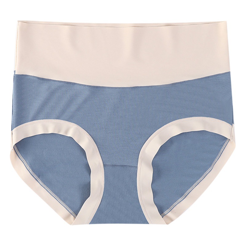 60 Modal High Waist Belly Women's Underwear Large Size Seamless High Elastic Hip Graphene Cotton Crotch Briefs