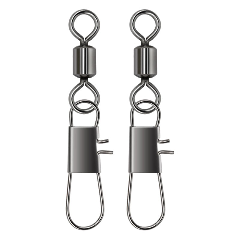 Pin Luya Connecting Ring Fishing Accessories Fishing Gear Eight-Shaped Ring Connector American Swivel B-Shaped Pin Eight-Shaped Ring