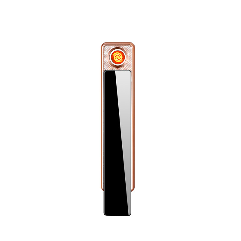 Picture of Shake the sound fast hand new strip drop-down USB creative windproof charging lighter wholesale