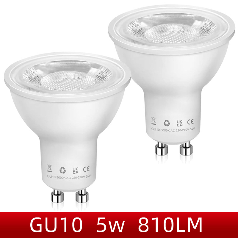 Cross-Border Lamp Cup Gu10 Lamp Cup Led 5W7Wgu10 Light Source Gu10 Bulb 220-245V Dimming Lamp Cup Wholesale