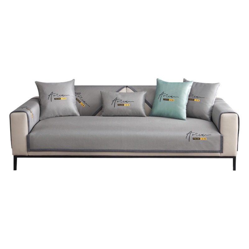 Carefully Selected Ice Silk Sofa Cushions, Summer Non-Slip Mat Cushions, Universal Leather Sofa Covers for All Seasons