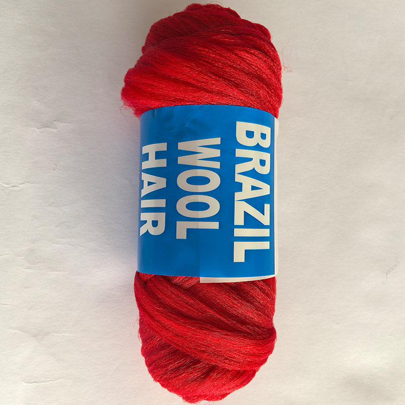 Picture of Brazil wool hair African Wig Line Dirty Braid Hair Silk Dirty Braid Silk Large Braid Super Light Hair Silk