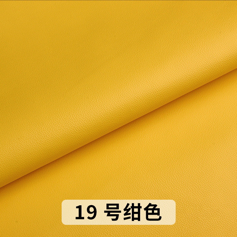 Picture of Yiwu factory nappa grain pu leather whole in stock wholesale leather bed seat luggage sofa artificial leather fabric