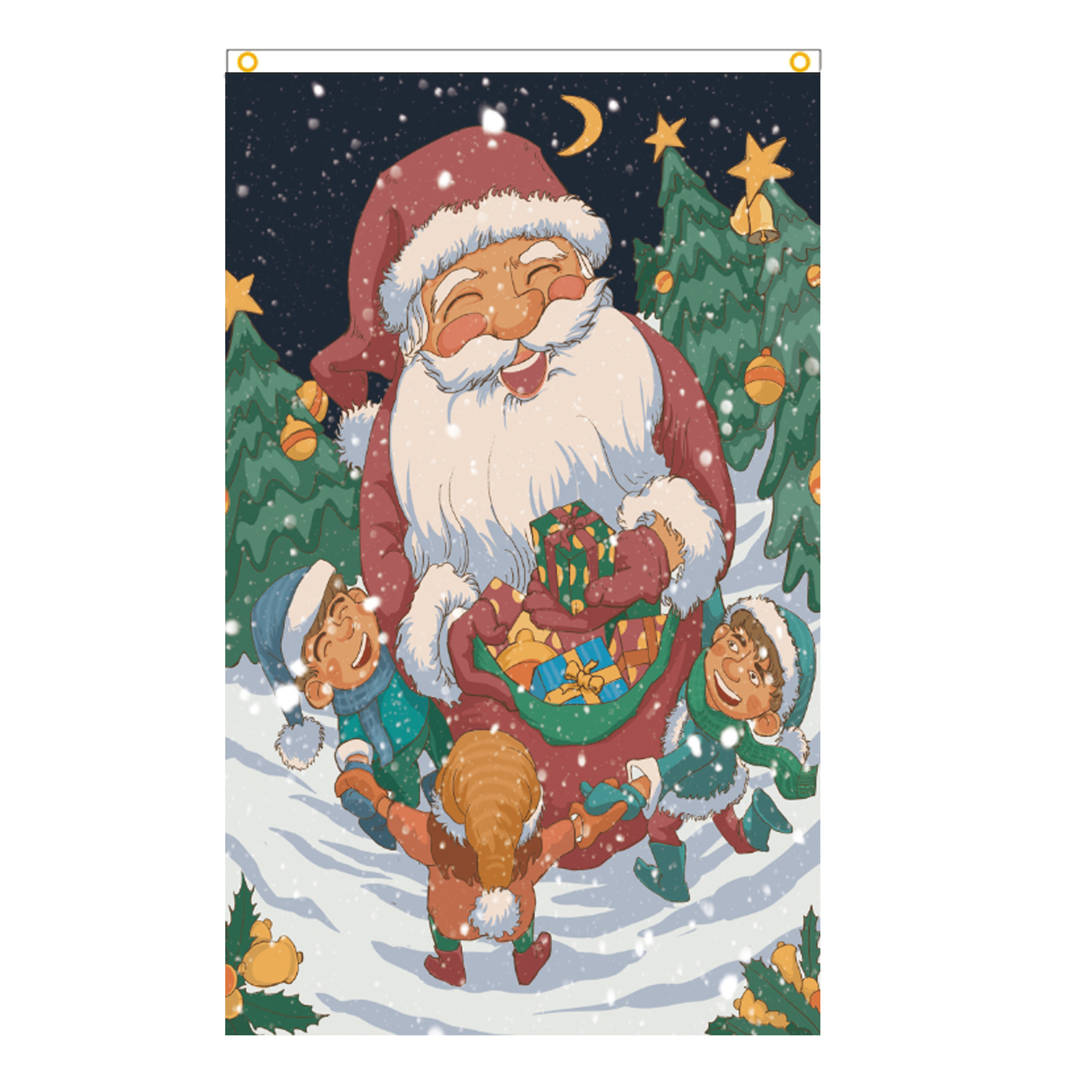 Picture of Amazon foreign trade cross-border flag Christmas indoor and outdoor polyester flag 90*150cm can be set to map