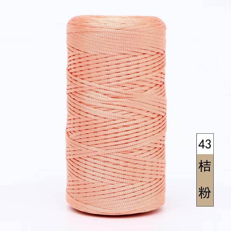 Picture of Spring and Summer peony hand bag crocheted material package ice hemp thread