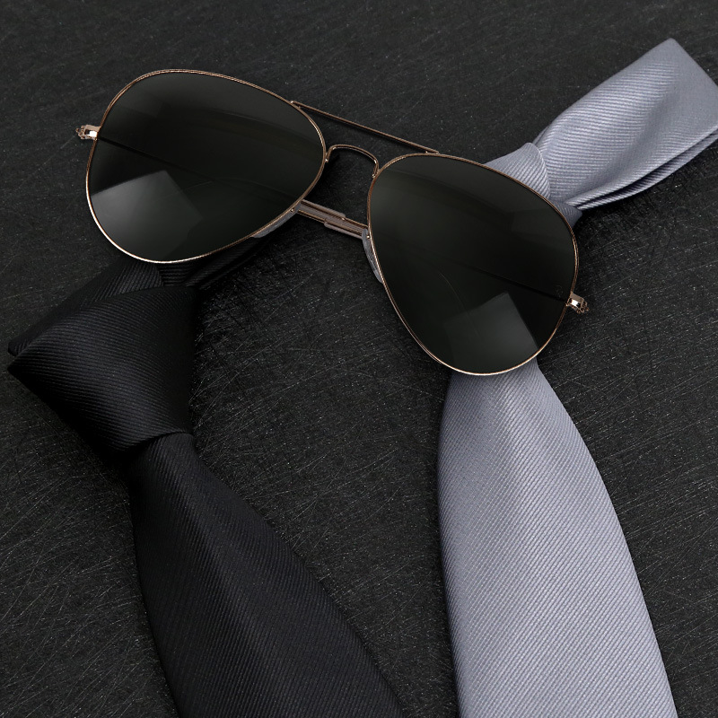 Picture of New Style Tie Men's Formal Business Casual Simple Style Solid Color Striped Arrow-Shaped Tie Manufacturer Ready Stock Wholesale