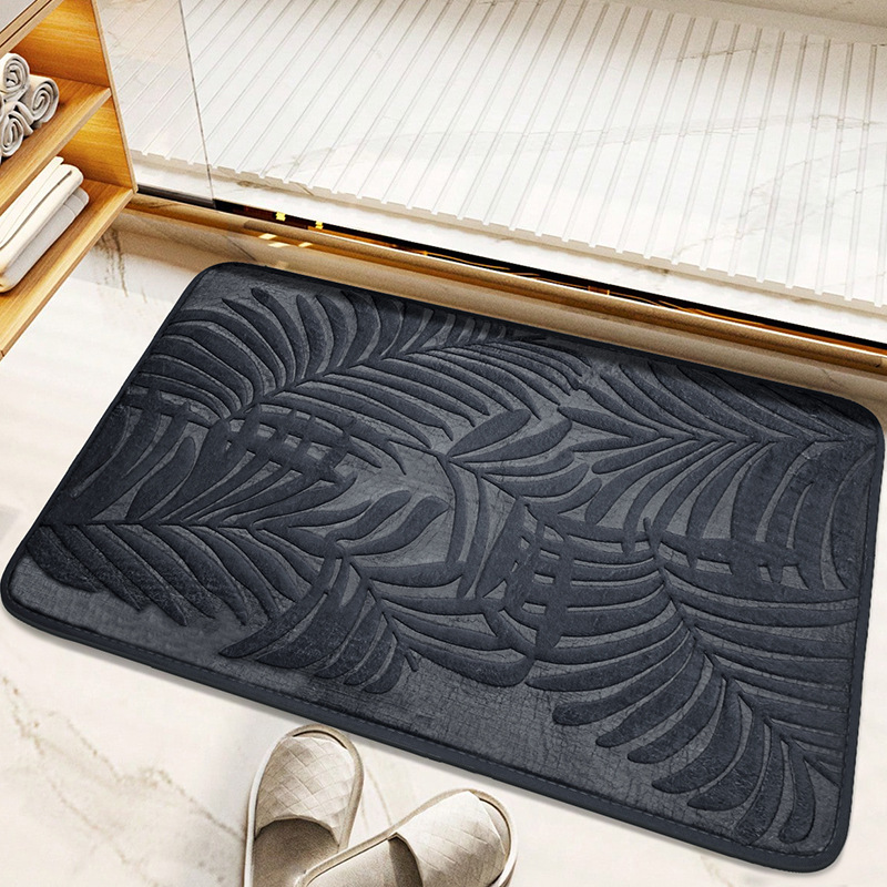 Picture of Cross-border e-commerce memory cotton toilet floor mat bathroom absorbent non-slip mat living room bedroom kitchen home carpet