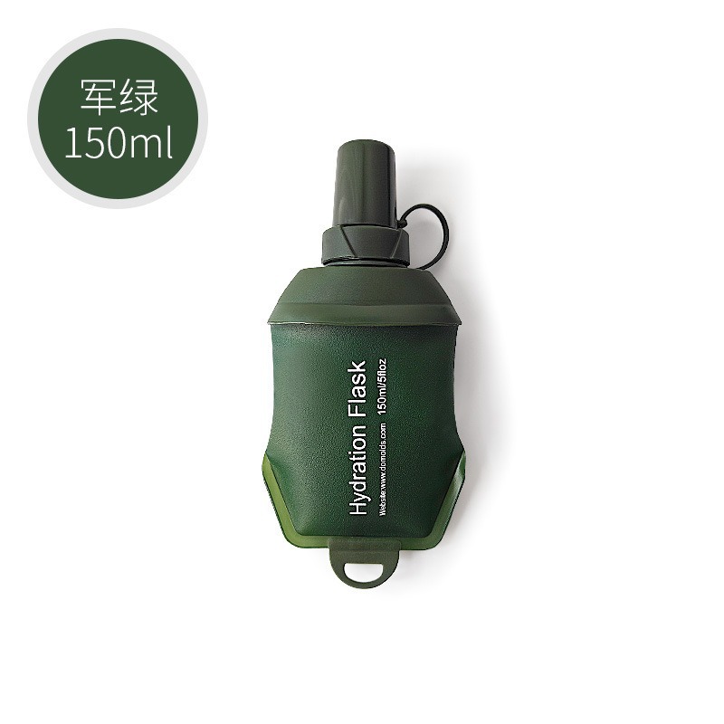 Picture of Folding Soft Water Bottle Tpu Marathon Large Capacity Cycling Mountaineering Hiking Running Soft Water Bottle Ready for Portable