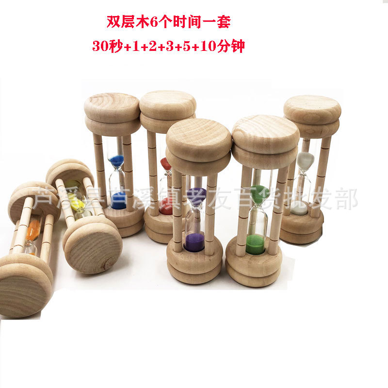 Picture of Creative Gift Set 6 Hourglass combination timer 30 seconds +1+2+3+4+5+10+15+30+60 minutes