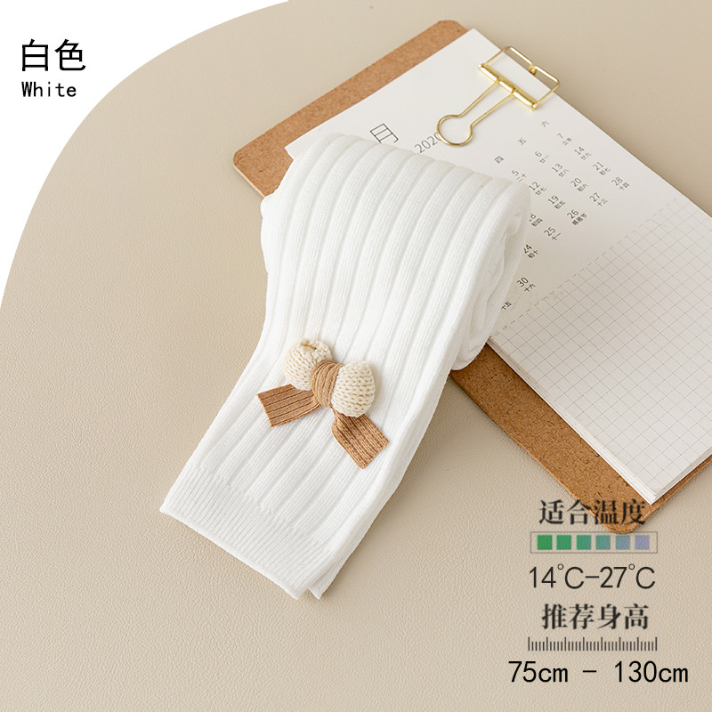 Picture of Girls leggings spring and autumn nine children's tights Korean version of girls baby solid color pit bottoms wholesale