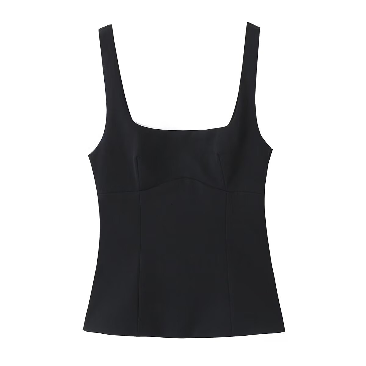 Picture of Women's Clothing European and American Style 2025 Summer New French Style Sweet Slim-fit Back Bow Small Top for Women
