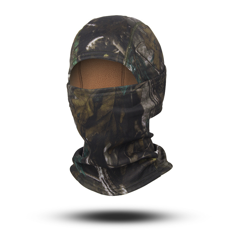 Picture of Winter Polar Fleece Warm Plus Velvet Mask to Prevent Cold and Frostbite Camouflage Cycling Hood Neck Scarf Ski Cycling Mask for Men