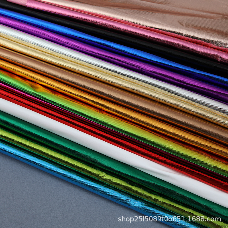 One-sided cloth bronzing gold and silver cloth Christmas supplies cloth stage performance toys clothing fabric manufacturers spot wholesale