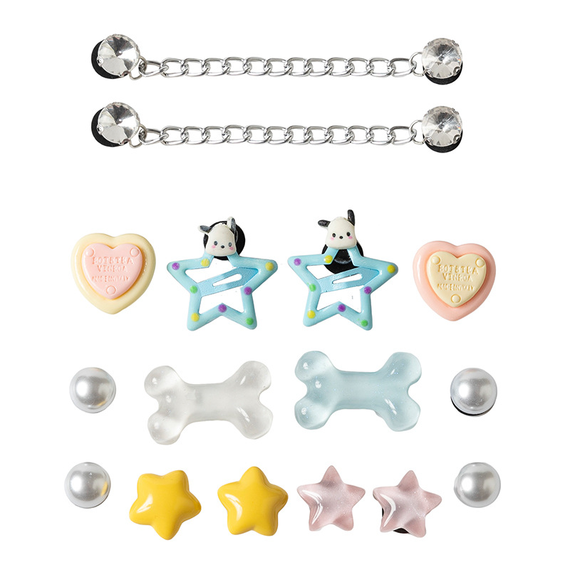 Cave Shoes Buckle Fit Cave Shoes Accessories Cartoon Cute Shoes Flower DIY Collocation Free Collocation Removable