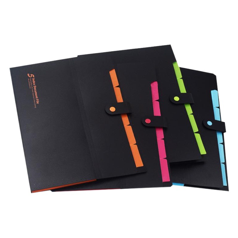 Plastic organ bag a4 multi-layer organ bag insert folder business multi-function file bag PP file bag in stock