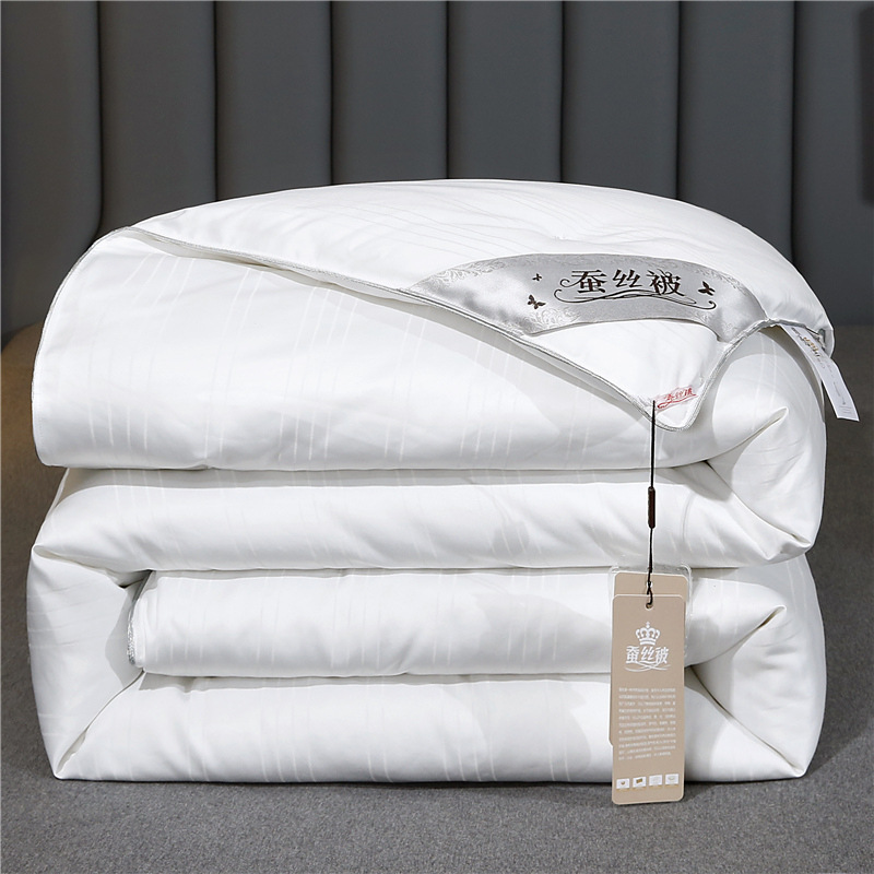 Picture of 60S Cotton Double Palace Cocoon Feather Silk Quilt Summer Cool Quilt Pure Cotton Thickeneded Warm Spring & Fall Quilt Air-Conditioned Quilt Mother Quilt Winter Quilt