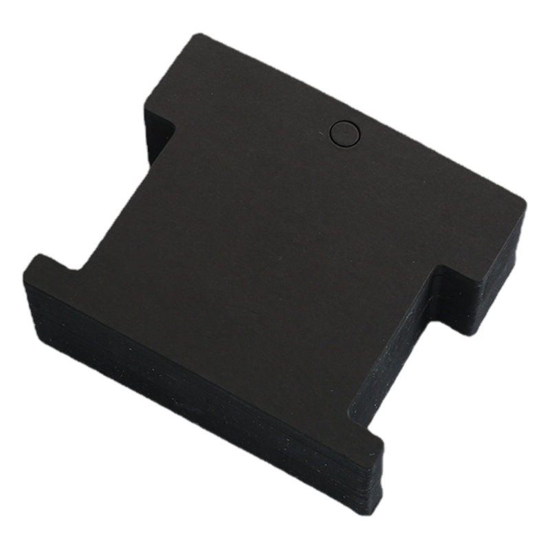 Thickened black 10.4*9 bracelet I-shaped rubber band earrings cardboard jewelry jewelry packaging card in stock wholesale
