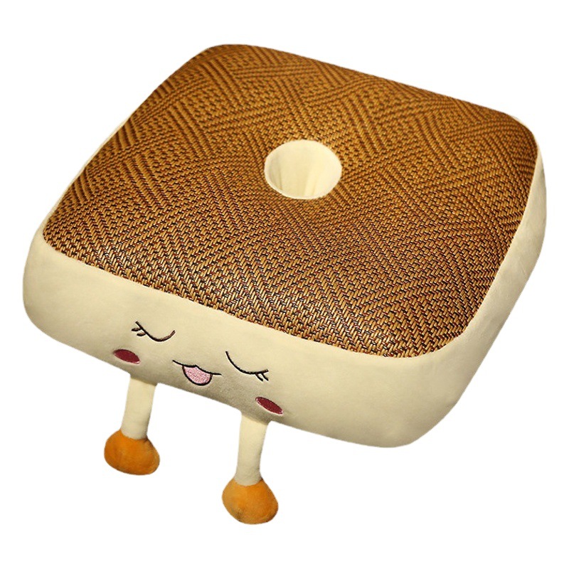 Summer mat cushion cushion four seasons chair floor office long-sitting artifact butt cushion chair cushion breathable summer thick