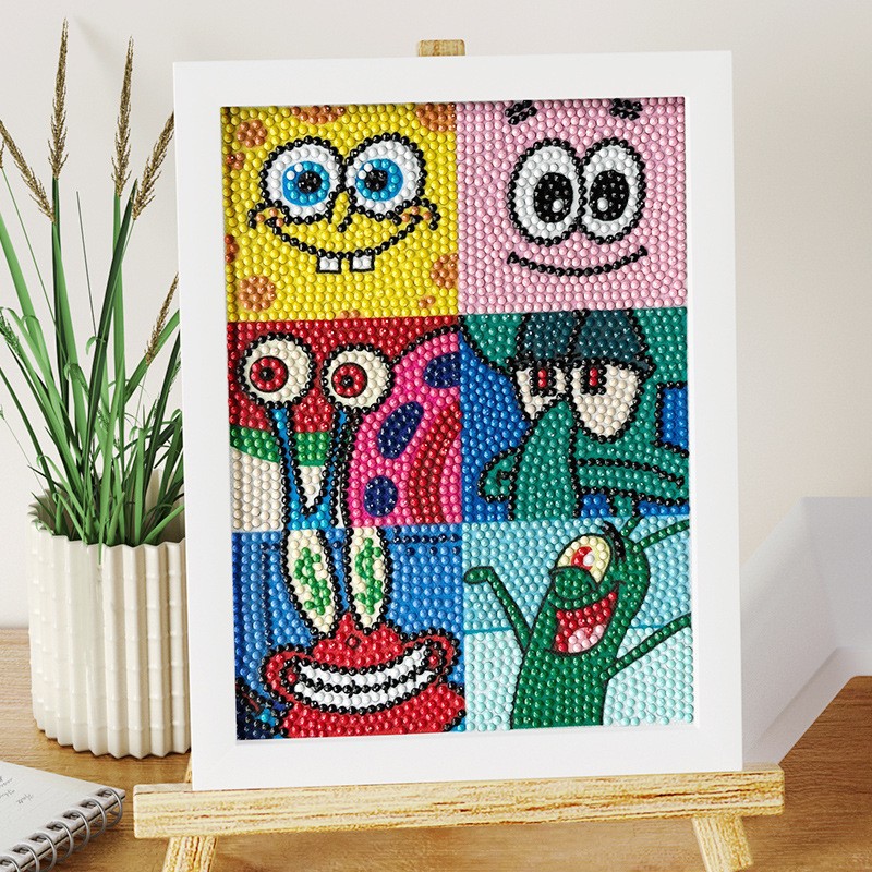 Picture of Children's DIY Diamond Painting Wholesale Princess Diamond Stickers Rabbit Dot Diamond Painting Kindergarten Handmade Educational Toys