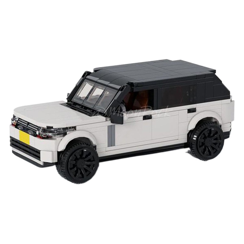 MOC blocks compatible with Lego Land Rover Range Rover 400PS off-road 8-compartment car series assembled puzzle boy gift