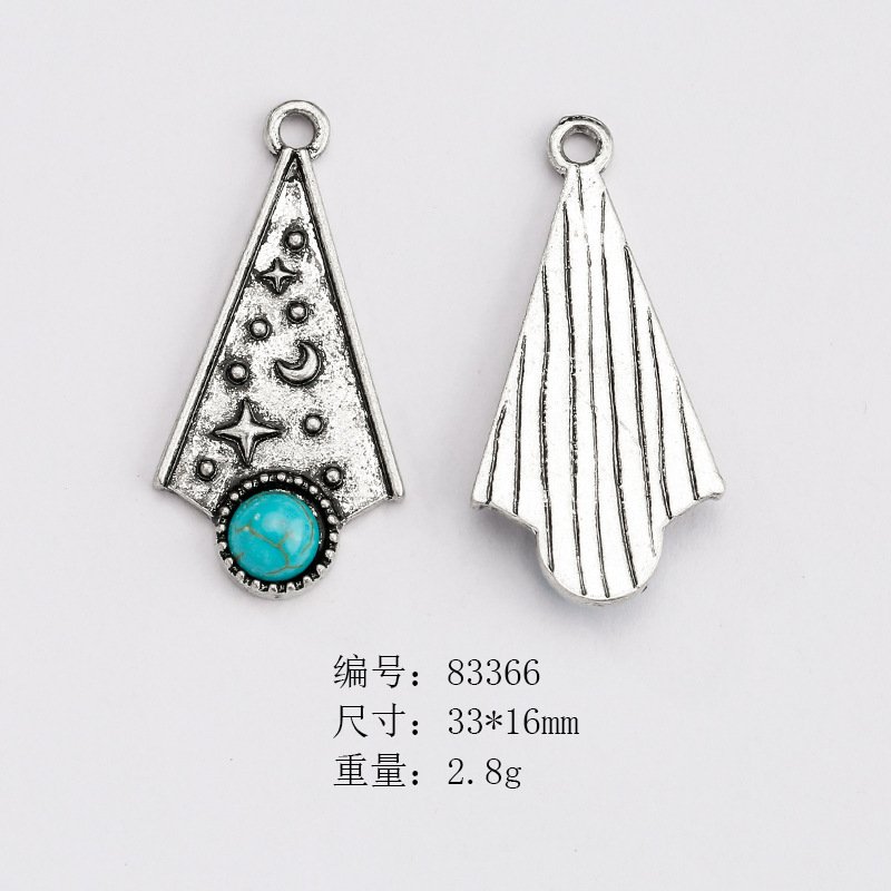 Picture of Cross-border Hot Selling European and American Style Vintage Native American Neajo Pine Stone Jewelry Accessories Imitation diy Pendant