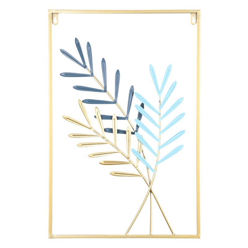 Cross-Border Labeling Modern Light Luxury Iron Wall Home Wall Decoration Pendant Living Room Tv Background Wall Entrance Three-Dimensional Installation