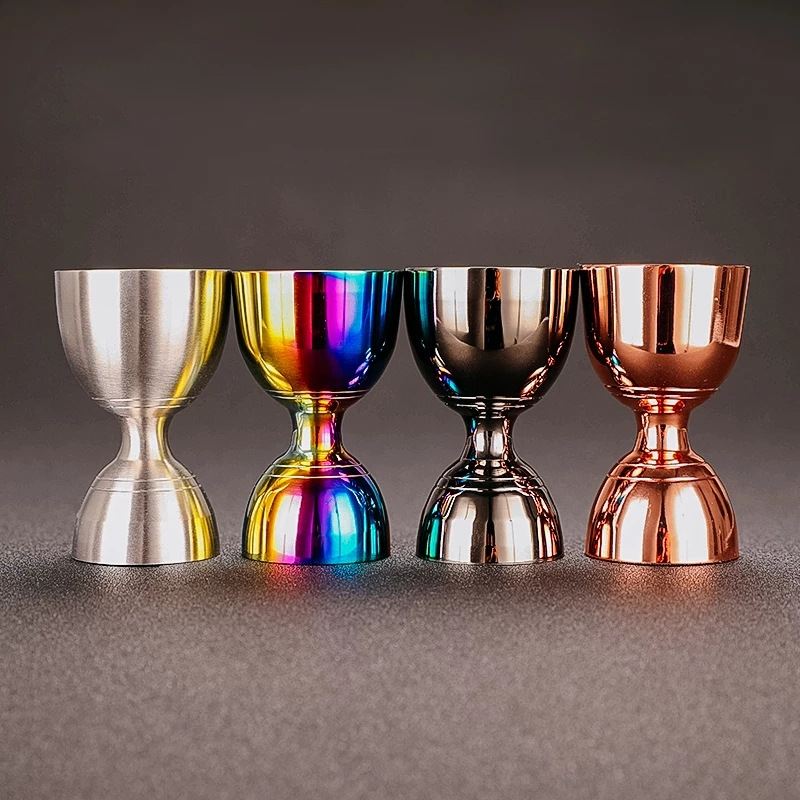 Picture of Indian-style wine measuring device Full Cup bartending double-headed measuring cup 30/60 bartender special oz cup Jigger