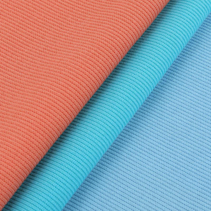 Cotton Ribbed Fabric 2*2 Ribbed Clothing Neckline Cuffs Hem Polyester-Cotton Sweatshirt Ribbed Fabric High Elasticity