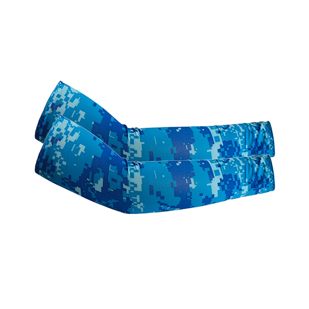 Picture of Hicool Cycling Sun Protection Sleeves Sports Outdoor Cycling Arm Guards Comfortable Breathable Anti-Uv Ice Silk Sleeves