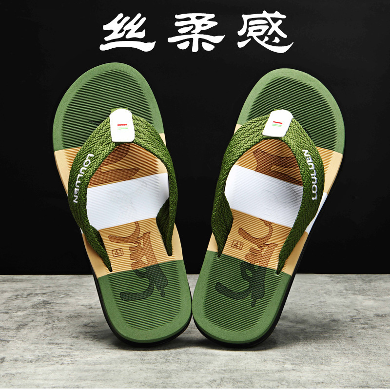 New Style Personalized Summer Home Explosions Sandals Outer Wear Non-slip Wear-resistant Slippers Internet Celebrity Men's High-grade Sandals Flip-flops Women