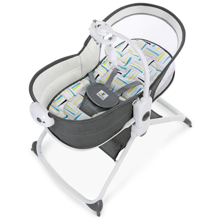 Picture of Baby Shaker electric vibration comfort Shaker can lift portable bedside bed newborn baby bed can sit and lie